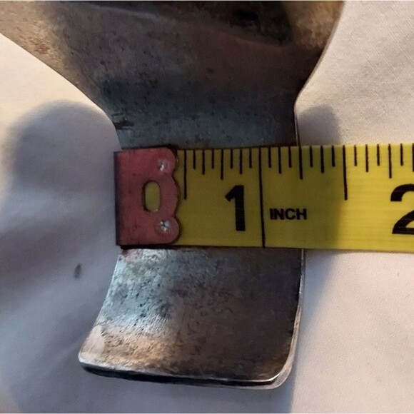 Low Luv by Erin Wasson All Seeing Eye Hammered Silver Plated Cuff Bracelet - Picture 13 of 13